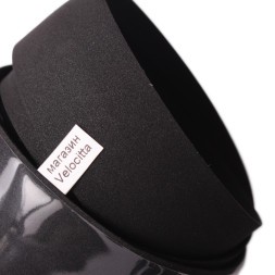 Лента на руль для велосипеда HL-GR28-1, с торцевыми заглушками, 30х1900 мм, черный