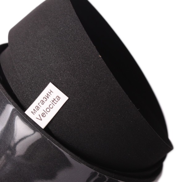 Лента на руль для велосипеда HL-GR28-1, с торцевыми заглушками, 30х1900 мм, черный