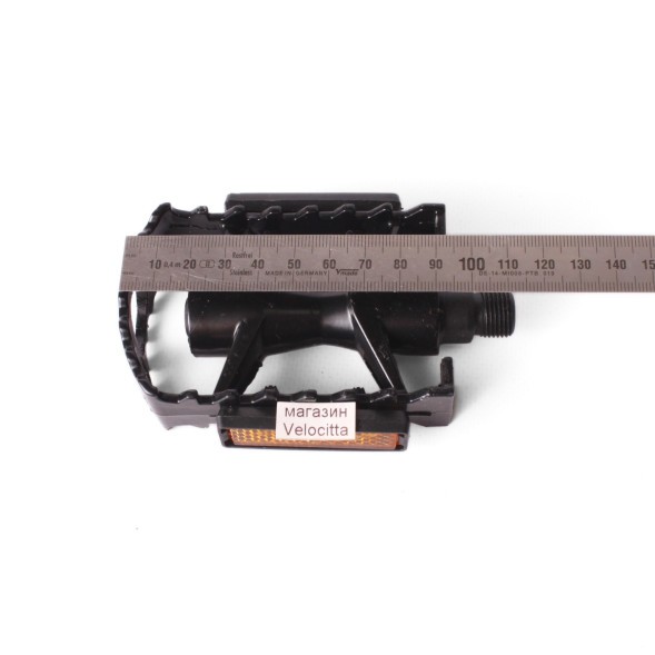 Велопедали алюминиевые Feimin FP-961, резьба 9/16&amp;quot;, со светоотражателями, 93x60 мм, черный