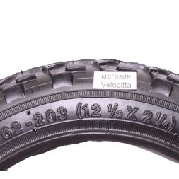 Покрышка Wanda 12" 1/2х2 1/4 (62-203), P1033, черная