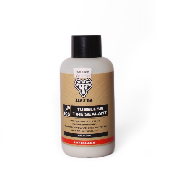 Герметик антипрокольный WTB Tubless tire sealant, для бескамерных покрышек, 118 мл