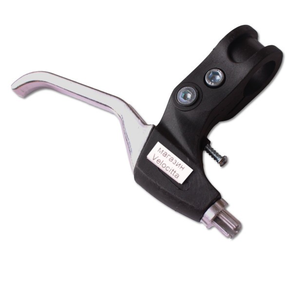 Комплект тормоза V-Brake в сборе, набор: ручки металл, стальные передние/задние тормоза, тросики, черный