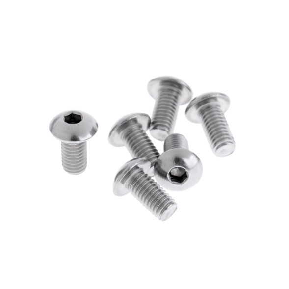 Болты M5х10, комплект 6 шт., для крепления ротора, серебро