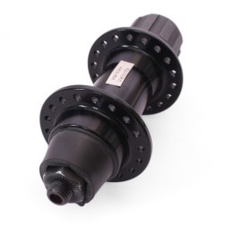 Втулка велосипедная Wang Zheng WZ-A281RQ black, задняя, ALU, под V-br, под кассету 8/10скоростей, с эксцентриком, 36 отверстий, ось 3/8"х135x145 мм, торг. уп.