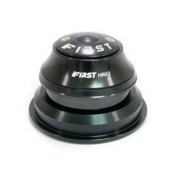 Рулевая колонка First HRK2, 1-1/8"-1.5", б/резьбовая, конус., ZS 44/28.6, ZS 56/40, подшип. 30.2x41x6.5 мм + 40x52x7 мм, x45°, с якорем, h-19.8 мм, Black