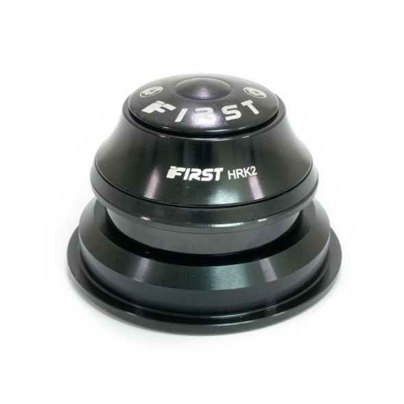 Рулевая колонка First HRK2, 1-1/8&amp;quot;-1.5&amp;quot;, б/резьбовая, конус., ZS 44/28.6, ZS 56/40, подшип. 30.2x41x6.5 мм + 40x52x7 мм, x45°, с якорем, h-19.8 мм, Black