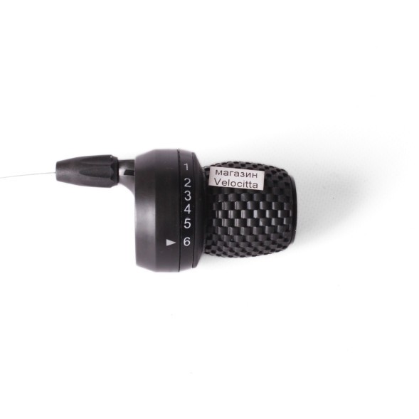 Шифтер велосипедный SunRun SL-KDSG-03C, шифтер, правый, 6 скор., 22.2 мм, черный