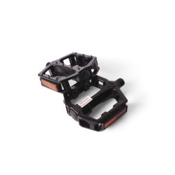 Педали велосипедные Protek, алюминиевые, литые, широкие, облегченные, 83x83 мм, черный