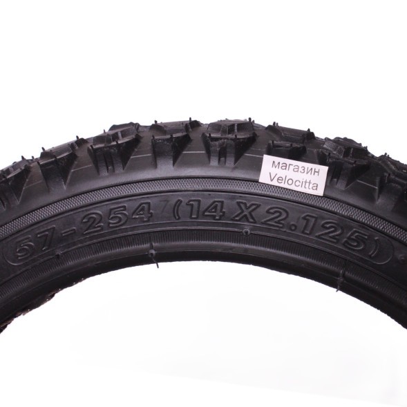 Велопокрышка Wanda 14&amp;quot;х2.125 (57-254), P1001, черная