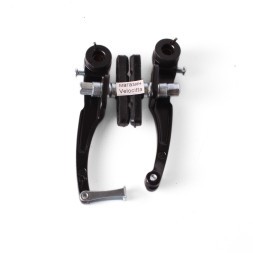 Набор тормоза V-Brake, комплект: передний+задний, алюминий, черный