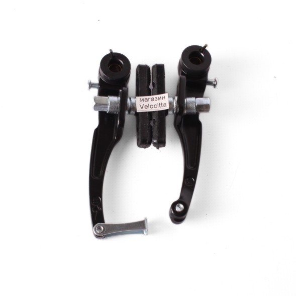 Набор тормоза V-Brake, комплект: передний+задний, алюминий, черный