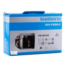 Педали велосипедные Shimano PD-M540, SPD, серебристый