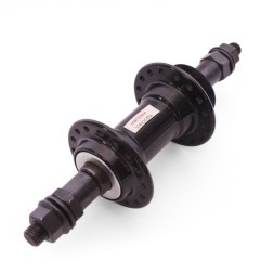 Втулка задняя Wang Zheng WZ-A201R black-32, ось 3/8"х135x175 мм,под V-brake, под трещотку, на гайках, 32H, алюминиевая, б/уп.