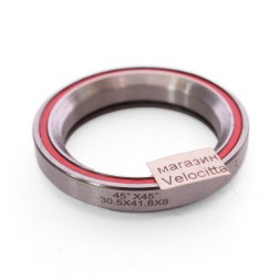 Рулевая колонка First M40, 1-1/8"-1.5", безрезьбовая, конус., IS 42/28.6, IS 52/40, подшип. 30.5x41.8x8 мм + 40x52x7 мм, x45°, с якорем, высота 9.8 мм, box