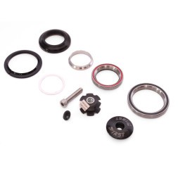 Рулевая колонка First M40, 1-1/8"-1.5", безрезьбовая, конус., IS 42/28.6, IS 52/40, подшип. 30.5x41.8x8 мм + 40x52x7 мм, x45°, с якорем, высота 9.8 мм, box