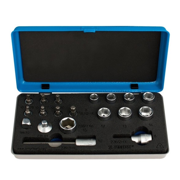 Набор головок торцевых и бит Unior UN-1782-624040