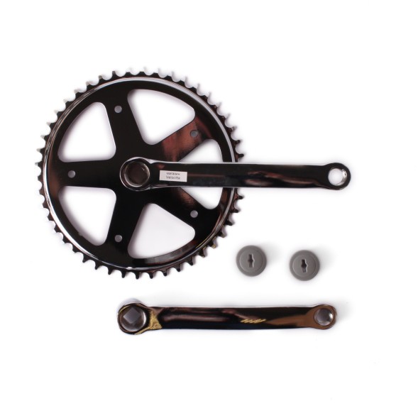 Система шатунов для дорожного велосипеда CP, 46 зубьев, 1/2&amp;quot;x1/8&amp;quot;, 170 мм, под квадрат, хром