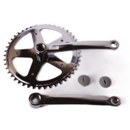 Система шатунов для дорожного велосипеда CP, 46 зубьев, 1/2&amp;quot;x1/8&amp;quot;, 170 мм, под квадрат, хром