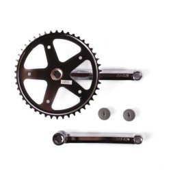 Система шатунов для дорожного велосипеда CP, 46 зубьев, 1/2&amp;quot;x1/8&amp;quot;, 170 мм, под квадрат, хром