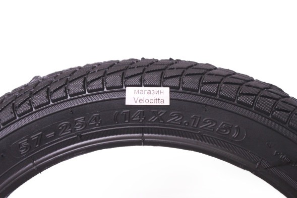 Велопокрышка Wanda 14&amp;quot;х2.125 (57-254), P1023, черный