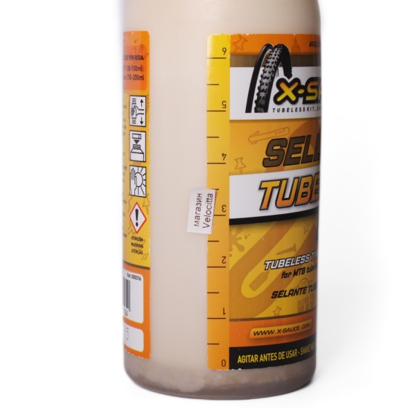 Герметик антипрокольный X-Sauce Tubeless, для бескамерных покрышек, 500 мл