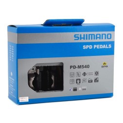 Педали для велосипеда Shimano PD-M540, с шипами, черный