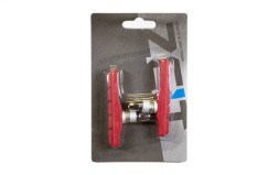 Тормозные колодки Zeit Z-611, 72 мм, V-Brake, всепогодные, смещенный центр, красный, на блистере