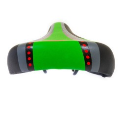 Велоседло Trix Super Dino, детское, 230х145 мм, черно-зеленое