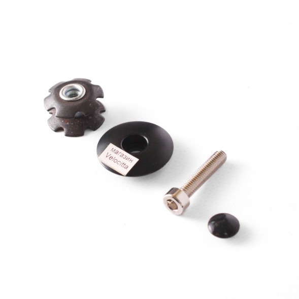 Якорь велосипедный Kenli KL-4024A, 1-1/8&amp;quot;, одноразовый, черный