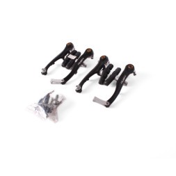 Набор тормоза V-Brake Rush (Radius) 110 мм, передний+задний, с алюминиевой регулировкой, черный