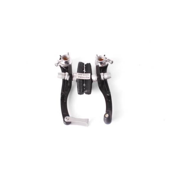 Набор тормоза V-Brake Rush (Radius) 110 мм, передний+задний, с алюминиевой регулировкой, черный