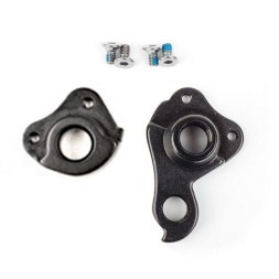 Дропауты LQ059, комплект под ось 12 мм с эксцентриком, с держателем заднего переключателя, 4 винта M4x9, черный