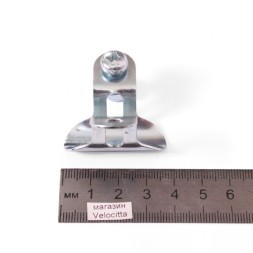 Хомут для лапки ножного тормоза втулки, М6х16, гайка М6, black