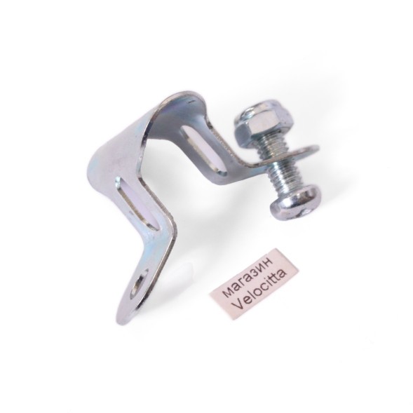 Хомут для лапки ножного тормоза втулки, М6х16, гайка М6, black