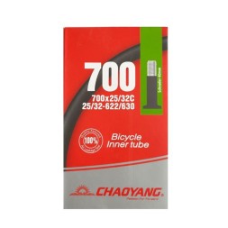 Велокамера Chaoyang 700x 25/32С, AV-40 мм, бутил, 122402