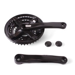 Система велосипедная 26&amp;quot; D-EDх3, сталь, 24/34/42T, 170 мм, под квадрат, с защитой, черный