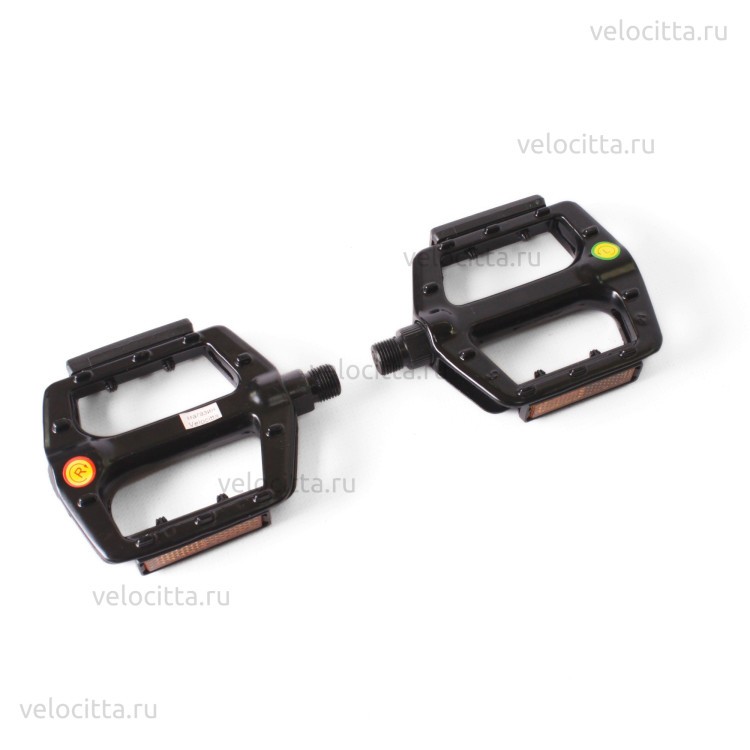 Педали Feimin FP-922, алюминиевые, платформенные, ось 9/16", 95x85 мм ...