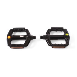Педали Feimin FP-922, алюминиевые, платформенные, ось 9/16", 95x85 мм, черный