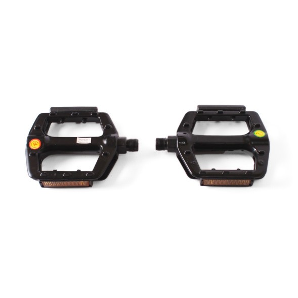 Педали Feimin FP-922, алюминиевые, платформенные, ось 9/16&amp;quot;, 95x85 мм, черный