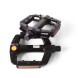 Педали Feimin FP-922, алюминиевые, платформенные, ось 9/16&amp;quot;, 95x85 мм, черный