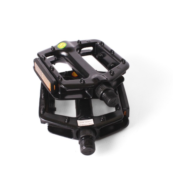 Педали Feimin FP-922, алюминиевые, платформенные, ось 9/16&amp;quot;, 95x85 мм, черный