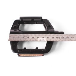 Педали Feimin FP-922, алюминиевые, платформенные, ось 9/16", 95x85 мм, черный