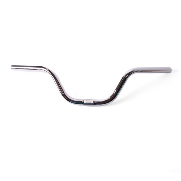Руль велосипедный 20&amp;quot;-24&amp;quot;, дорожный, в сборе, руль 600 мм, посадка Ø25.4 мм, вынос Ø 22,2х200 мм, грипсы, серебристый