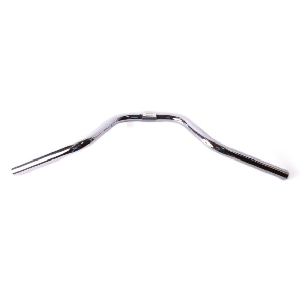 Руль велосипедный 20&amp;quot;-24&amp;quot;, дорожный, в сборе, руль 600 мм, посадка Ø25.4 мм, вынос Ø 22,2х200 мм, грипсы, серебристый