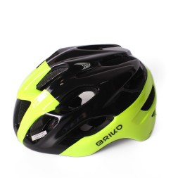 Шлем велосипедный Briko Teke Helmet, лаймовый/флюоресцентный/черный, размер L, 281122W
