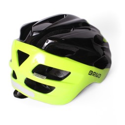 Шлем велосипедный Briko Teke Helmet, лаймовый/флюоресцентный/черный, размер L, 281122W