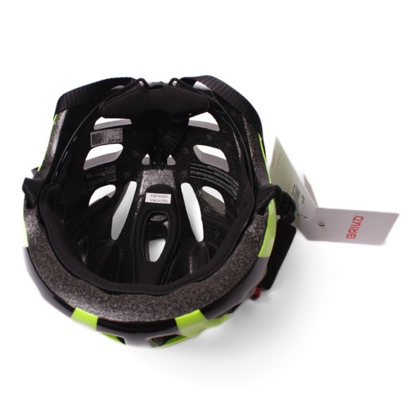 Шлем велосипедный Briko Teke Helmet, лаймовый/флюоресцентный/черный, размер L, 281122W