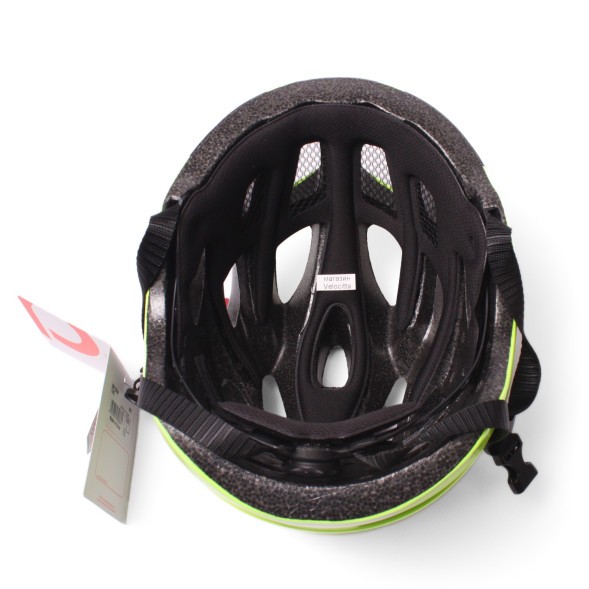 Шлем велосипедный Briko Teke Helmet, лаймовый/флюоресцентный/черный, размер L, 281122W