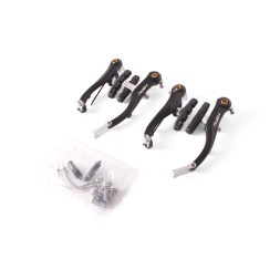 Набор тормоза V-Brake Rush (Radius) 115 мм, передний+задний, с алюминиевой регулировкой, черный