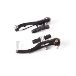 Набор тормоза V-Brake Rush (Radius) 115 мм, передний+задний, с алюминиевой регулировкой, черный
